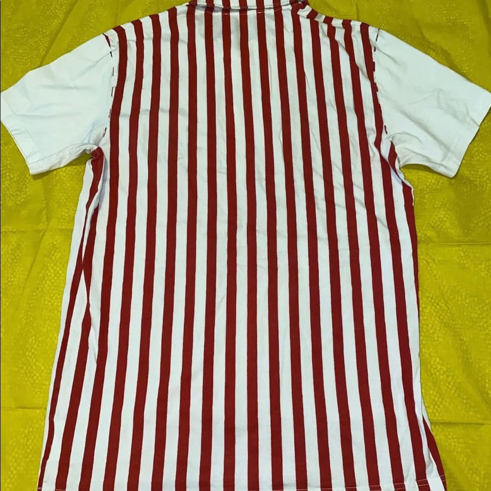 Ultra SexyDolce and Gabbana striped Polo White Black Red size 50(Medium) - Picture 4 of 5
